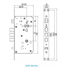 Электронный дверной замок Philips EasyKey DDL702 Face ID