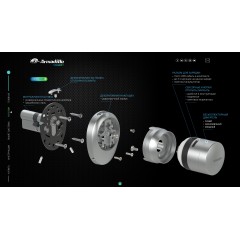 Электронный замок ROTATOR EL. RT01.01 BL Черный