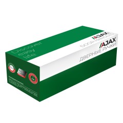 Дверная ручка на розетке Ajax (Аякс) ERGO JK CP-8 хром