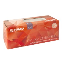 Дверная ручка на розетке Fuaro (Фуаро) DENVER XM SN/CP-3 матовый никель/хром