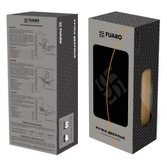 Дверная ручка на розетке Fuaro (Фуаро) ENIGMA RM AB/GP-7