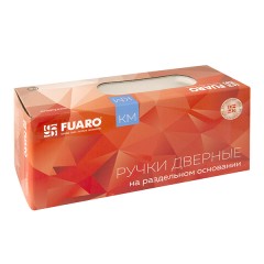 Дверная ручка на розетке Fuaro (Фуаро) ROCK KM BL-24 черный